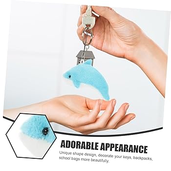 Amazon.co.jp: [UPKOCH] 12個 小さなイルカ バッグキーホルダー